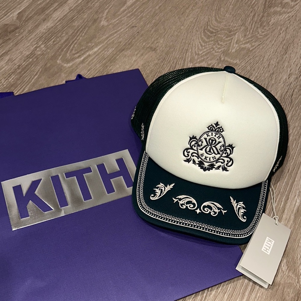 New Kith Nolan Embroidery Trucker Hat Cap